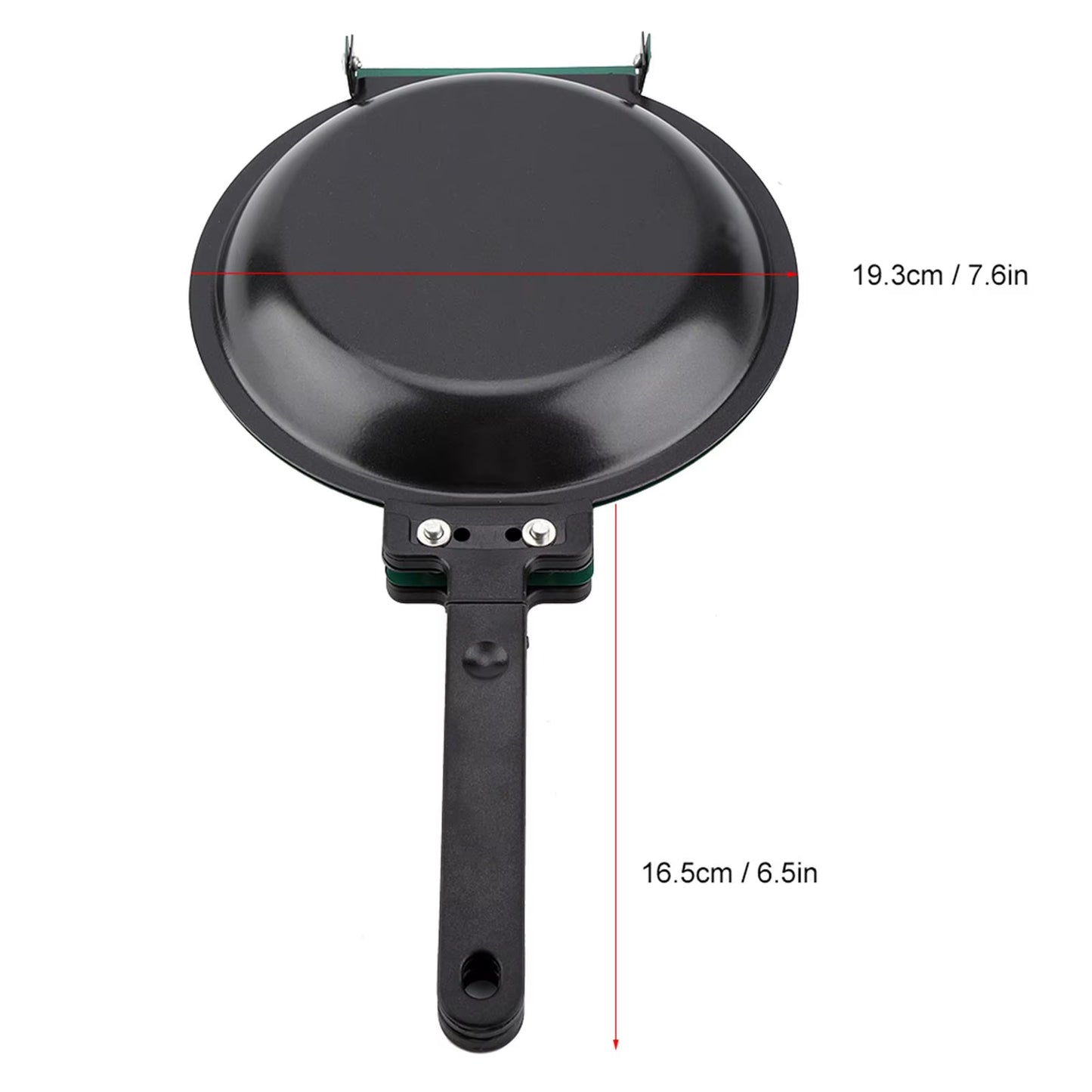Double Side Titanium Steel Coating Flip Frying Pan Pancake Maker Household Kitchen Cookware
