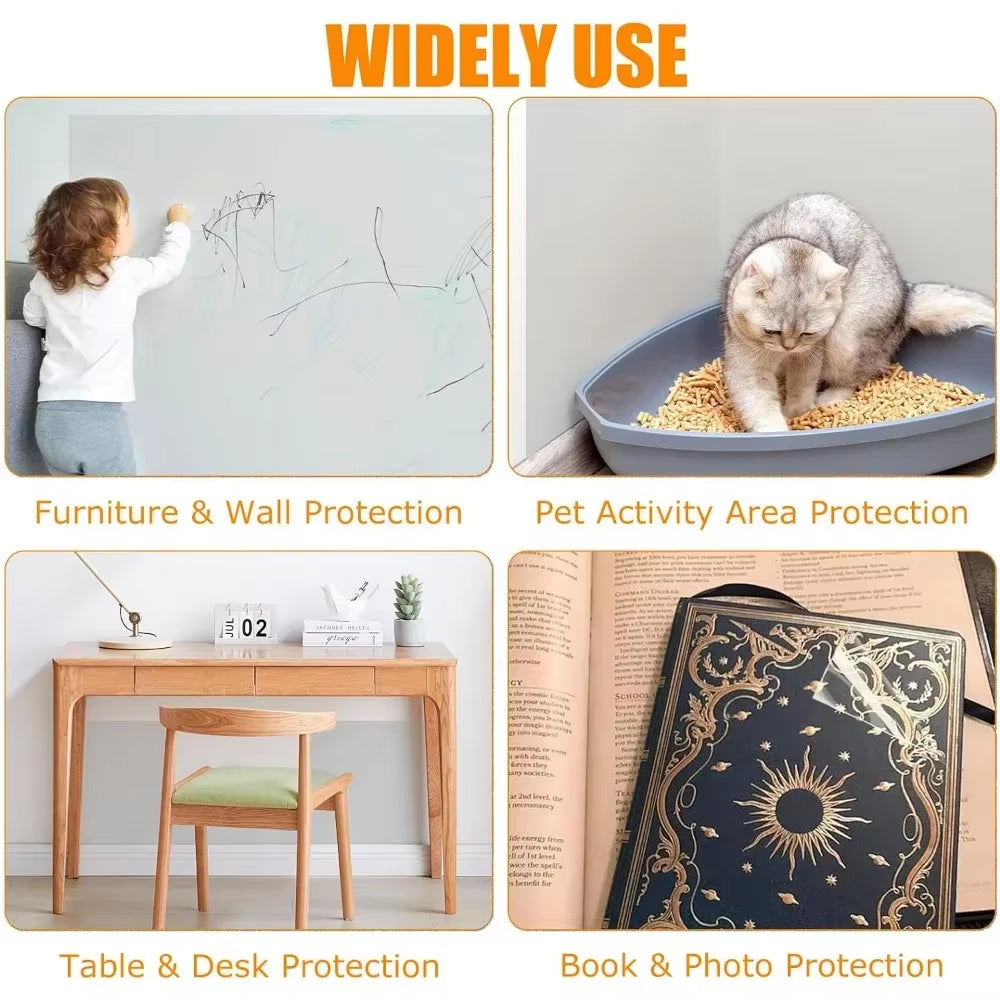 Wall Protector Film Kitchen Oil Proof Wall Sticker Stove Cabinet Heat-Resisting Self Adhesive Wallpaper Waterproof Decoration