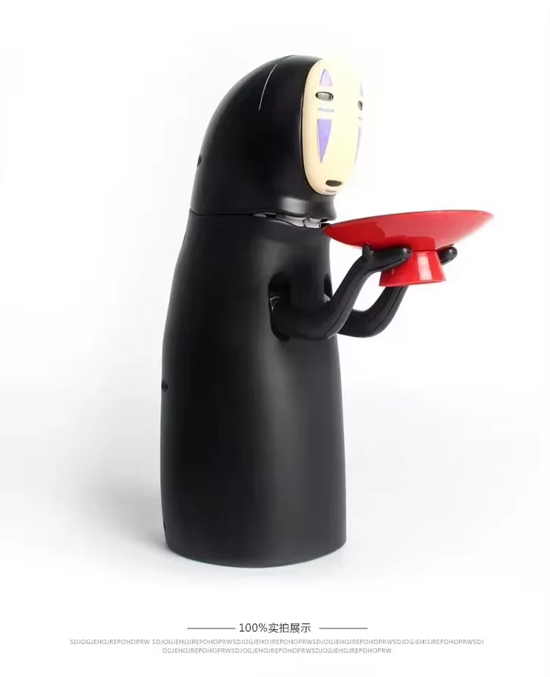 No Face Man Anime Figure Saving Pot Spirited Away Piggy Bank Figurine Automatic Eat Coin Collectible Birthday Gifts for Children